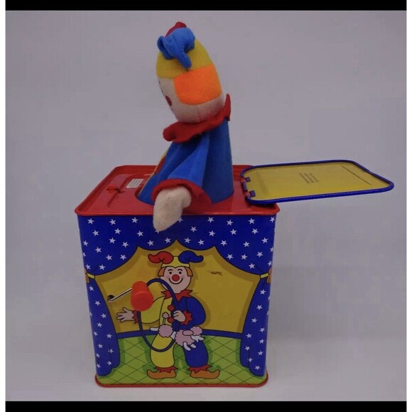 Vintage 1997, Schylling Original Jester Clown Jack In The Box Musical Pop Up Toy - Picture 6 of 9